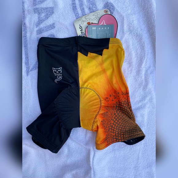 Cycling shorts with pad Sunflower pattern - Picture 3 of 12